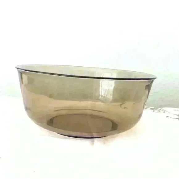 VTG arcoroc made in france large smoked bowl - Picture 2 of 8